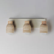 Maxim 10623TVOY Pompeii 3 Light Bath Vanity | Travertine / Oyster
