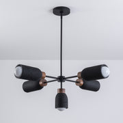 Maxim 10625LVBK Pompeii 5 Light Pendant | Lava / Black