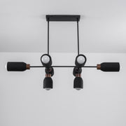 Maxim 10628LVBK Pompeii 8 Light Pendant | Lava / Black