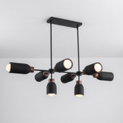 Maxim 10628LVBK Pompeii 8 Light Pendant | Lava / Black