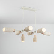 Maxim 10628TVOY Pompeii 8 Light Pendant | Travertine / Oyster