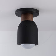 Maxim 10629LVBK Pompeii 1 Light Flush Mount | Lava / Black