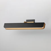 Maxim 10712WTBKNAB Miles 24" Articulating LED Wall Sconce | Black / Natural Aged Brass