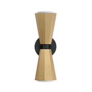 Maxim 10810SWBKAB Rizzo 2 Light Wall Sconce | Black / Antique Brass