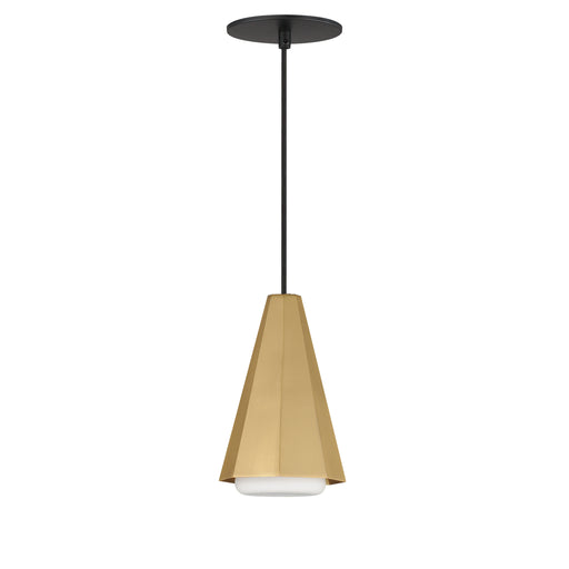 Maxim 10811SWBKAB Rizzo Single Pendant | Black / Antique Brass
