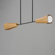 Maxim 10816SWBKAB Rizzo Linear Pendant | Black / Antique Brass