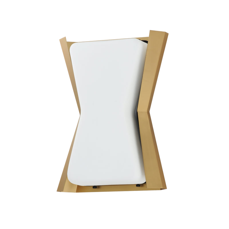 Maxim 10819SWBKAB Rizzo 2 Light Flush Mount | Black / Antique Brass