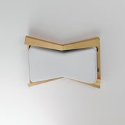 Maxim 10819SWBKAB Rizzo 2 Light Flush Mount | Black / Antique Brass