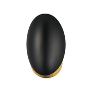 Maxim 10821BKNAB Maris Wall Sconce | Black / Natural Aged Brass