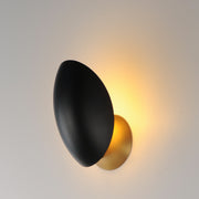 Maxim 10821BKNAB Maris Wall Sconce | Black / Natural Aged Brass