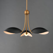 Maxim 10824BKNAB Maris 3 Light Pendant | Black / Natural Aged Brass