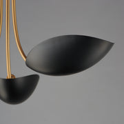 Maxim 10824BKNAB Maris 3 Light Pendant | Black / Natural Aged Brass