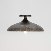 Maxim 10910BKGLD Fleur Flush Mount | Black / Gold