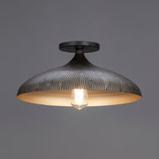 Maxim 10910BKGLD Fleur Flush Mount | Black / Gold