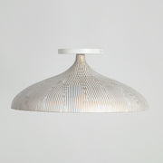 Maxim 10910WTGLD Fleur Flush Mount | White/Gold