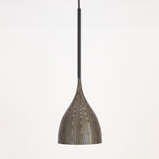Maxim 10911BKGLD Fleur 1 Light Mini Pendant | Black / Gold
