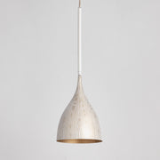 Maxim 10911WTGLD Fleur 1 Light Mini Pendant | White/Gold