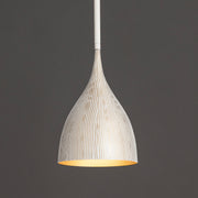 Maxim 10911WTGLD Fleur 1 Light Mini Pendant | White/Gold