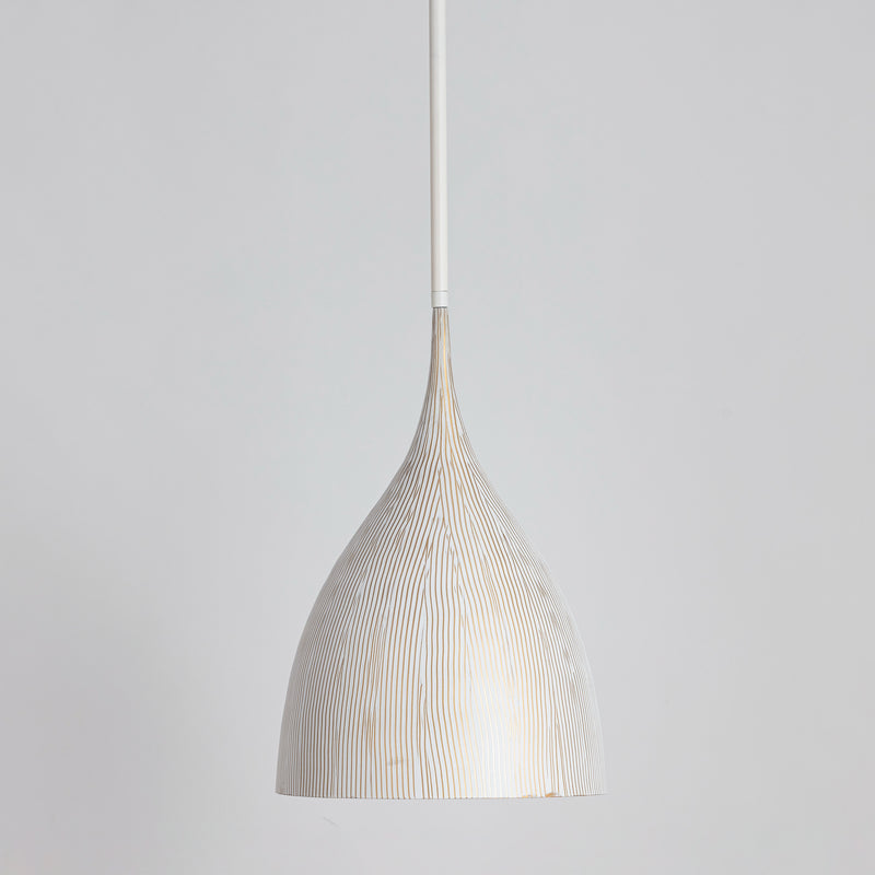 Maxim 10912WTGLD Fleur Small 1 Light Pendant | White/Gold