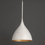 Maxim 10913WTGLD Fleur 1 Light Pendant | White/Gold