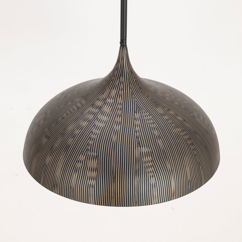 Maxim 10914BKGLD Fleur Large 1 Light Pendant | Black / Gold