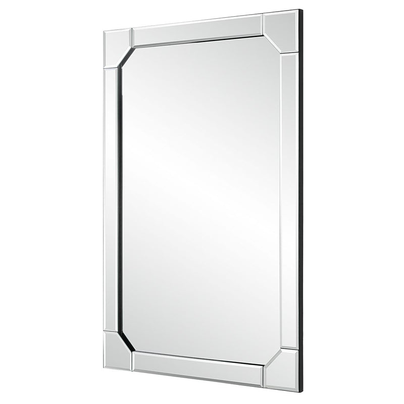 Granvia Mirror | Modern Rectangle Frame Bathroom Vanity Mirror Mounted Vertical or Horizontal (24 in. W x 36 in. H x 1 in. D)