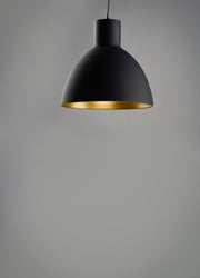 Maxim 11022BKGLD Cora 8.75" Pendant | Black / Gold