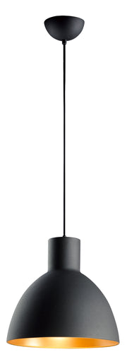 Maxim 11024BKGLD Cora 13.75" Pendant | Black / Gold