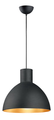 Maxim 11026BKGLD Cora 20" Pendant | Black / Gold
