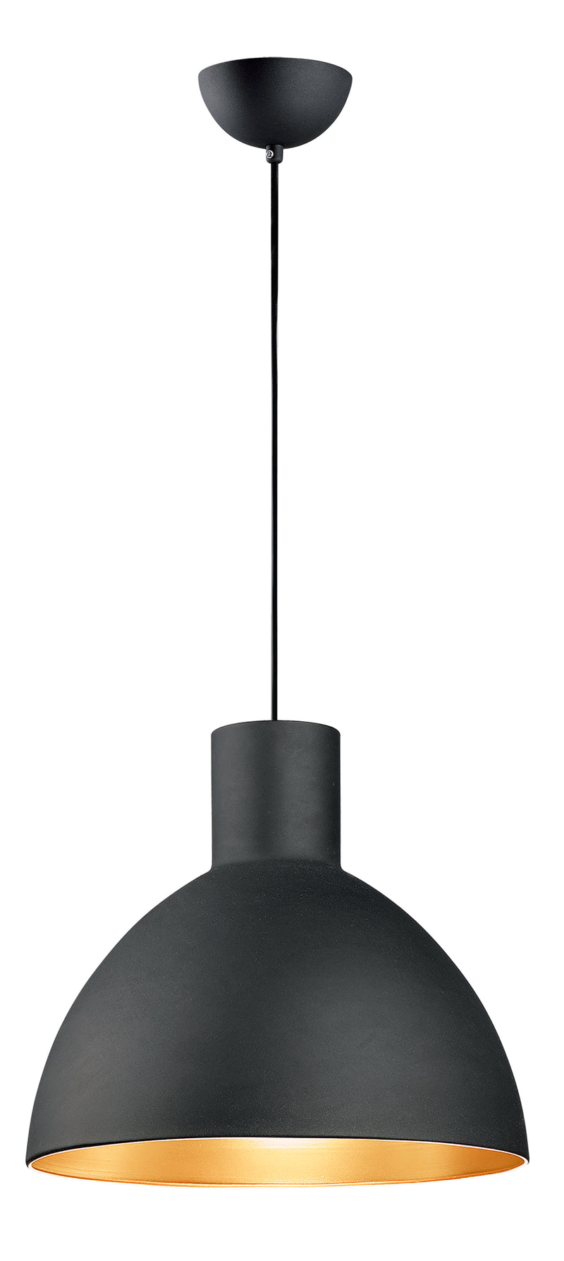 Maxim 11026BKGLD Cora 20" Pendant | Black / Gold