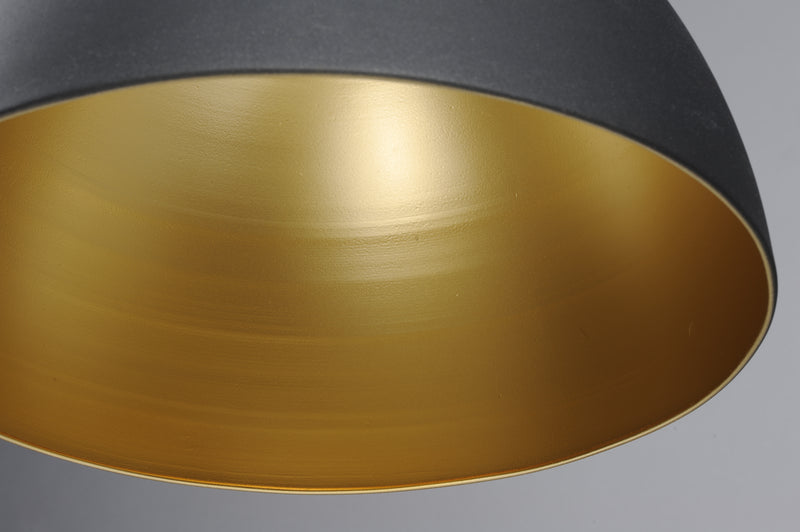 Maxim 11026BKGLD Cora 20" Pendant | Black / Gold