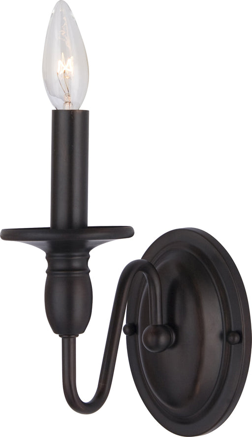 Maxim 11031OI Towne 1 Light Wall Sconce | Oil Rubbed Bronze
