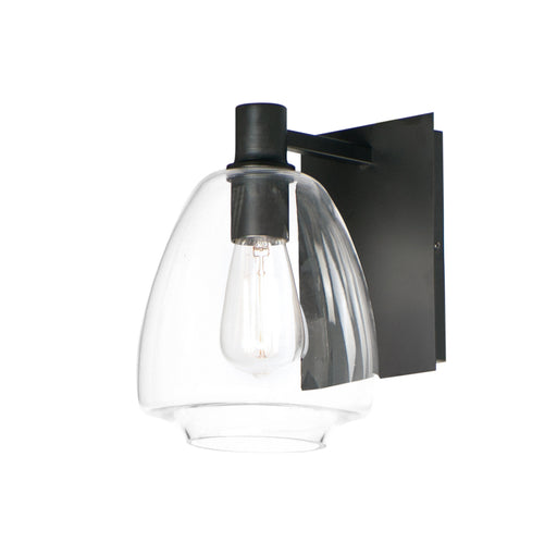 Maxim 11111CLBK Babylon 1 Light Wall Sconce | Black