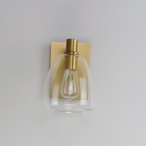 Maxim 11111CLSBR Babylon 1 Light Wall Sconce | Satin Brass