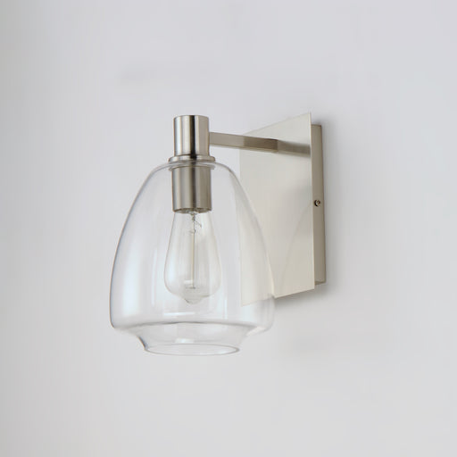 Maxim 11111CLSN Babylon 1 Light Wall Sconce | Satin Nickel