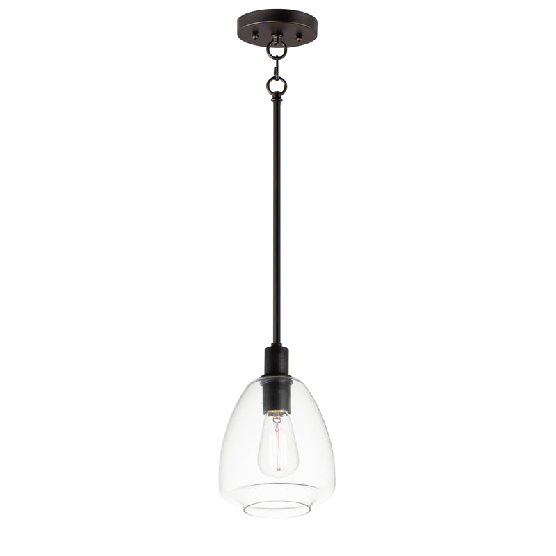 Maxim 11112CLBK Babylon 1 Light Pendant | Black