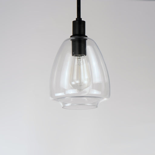 Maxim 11112CLBK Babylon 1 Light Pendant | Black