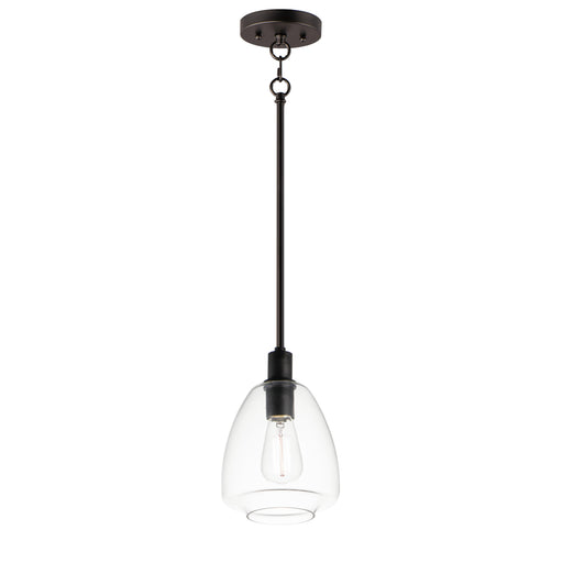 Maxim 11112CLBK Babylon 1 Light Pendant | Black
