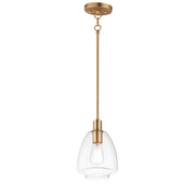 Maxim 11112CLSBR Babylon 1 Light Pendant | Satin Brass