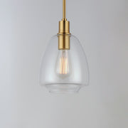 Maxim 11112CLSBR Babylon 1 Light Pendant | Satin Brass