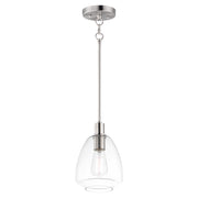 Maxim 11112CLSN Babylon 1 Light Pendant | Satin Nickel