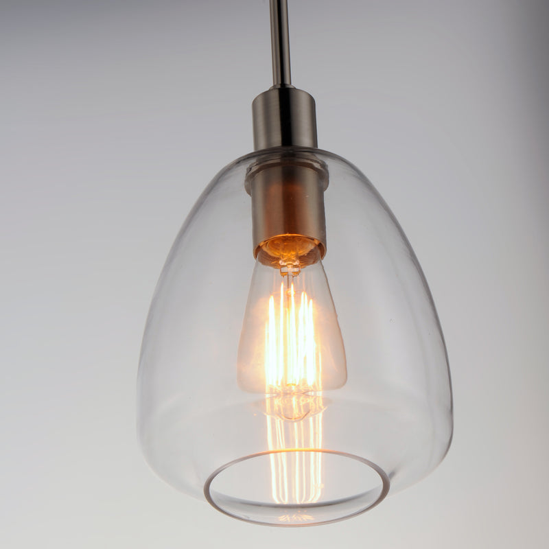 Maxim 11112CLSN Babylon 1 Light Pendant | Satin Nickel