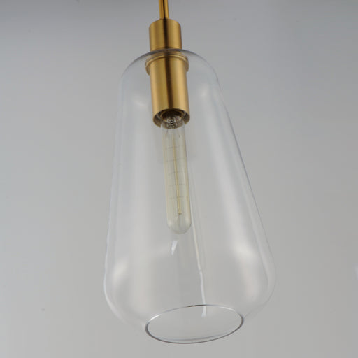 Maxim 11114CLSBR Babylon 1 Light Pendant | Satin Brass