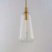 Maxim 11114CLSBR Babylon 1 Light Pendant | Satin Brass