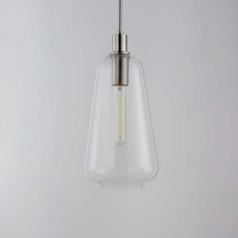 Maxim 11114CLSN Babylon 1 Light Pendant | Satin Nickel