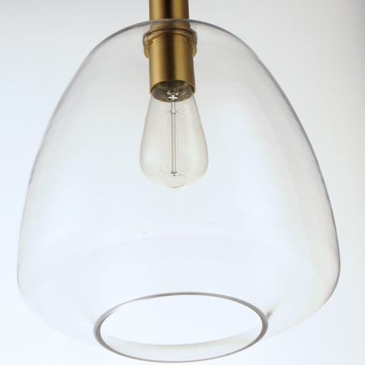 Maxim 11116CLSBR Babylon 1 Light Pendant | Satin Brass