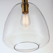 Maxim 11116CLSBR Babylon 1 Light Pendant | Satin Brass
