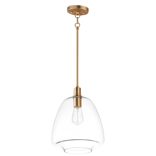 Maxim 11116CLSBR Babylon 1 Light Pendant | Satin Brass