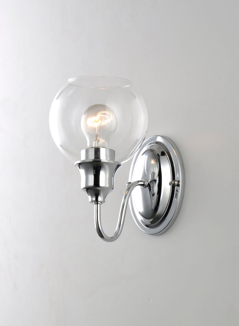Maxim 1111CLPC Ballord 1 Light Wall Sconce | Polished Chrome