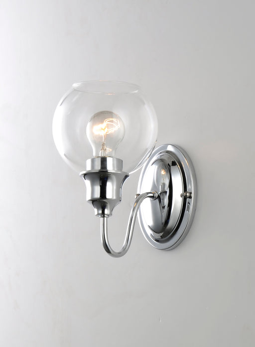 Maxim 1111CLPC Ballord 1 Light Wall Sconce | Polished Chrome